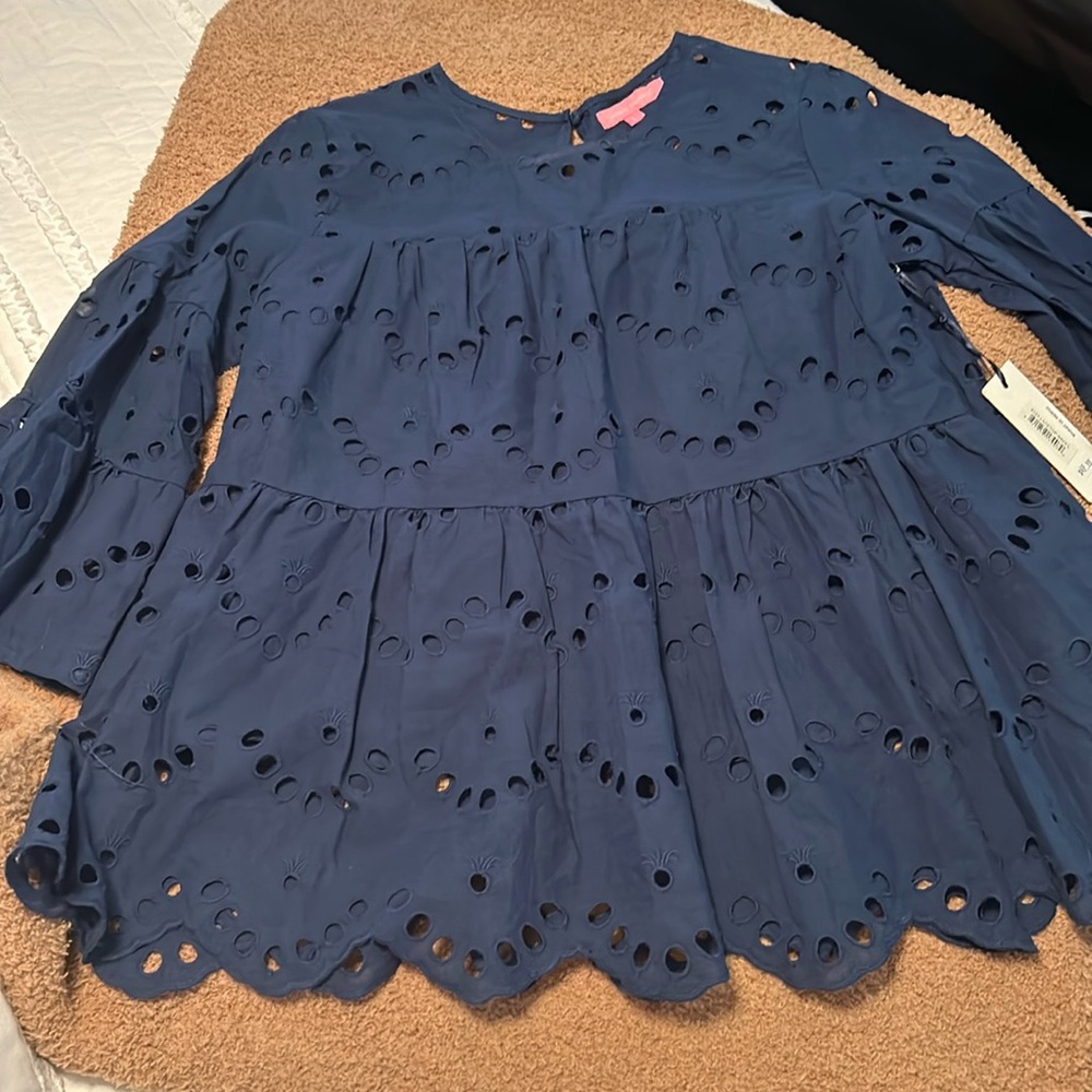 Simply Southern Tiered Ruffle Shirt